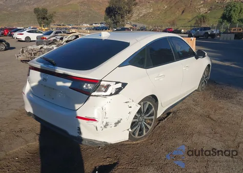 2023 Honda Civic Ex-L/Ex-L W/O Bsi from USA, damaged, VIN 19XFL1H7XPE001196